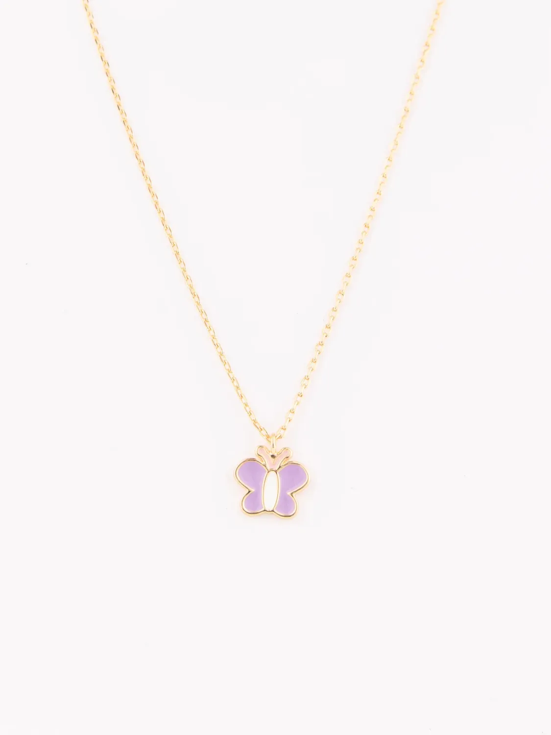 Luxe Purple Butterfly Necklace