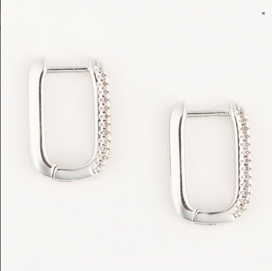 Patsy Luxe Silver Earrings