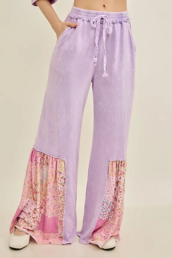 Lilac Garden Pants