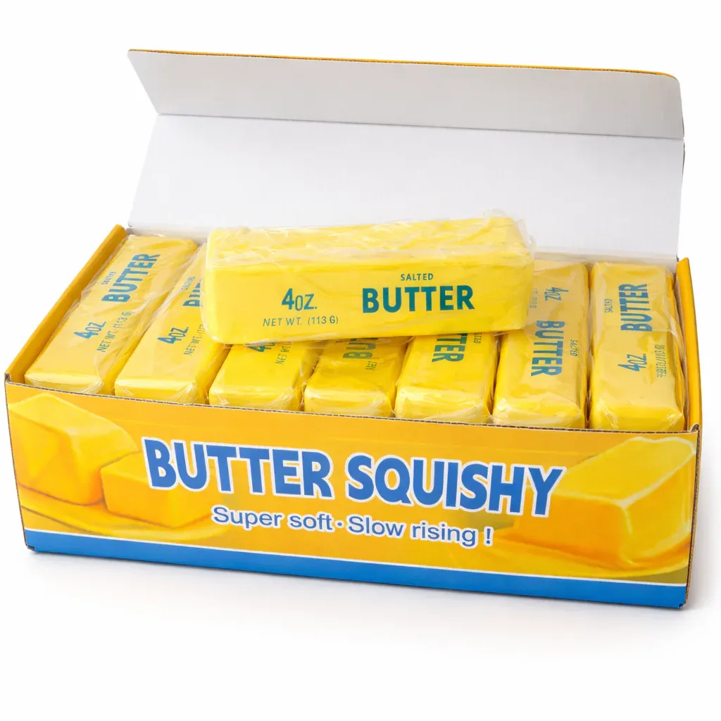 Butter Squishy Toy