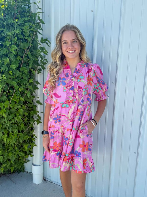 CH Pink Drink Garden Dress