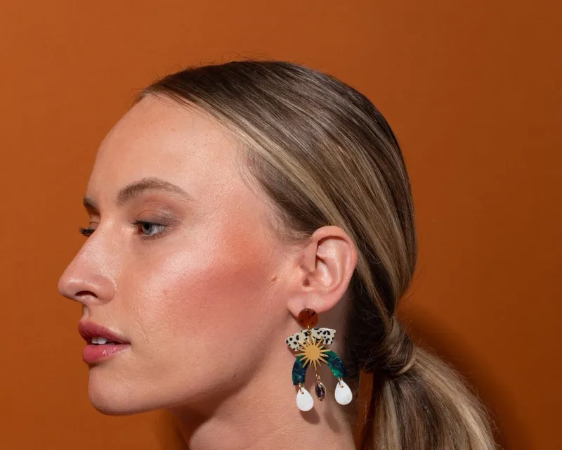 Maribel Shell State Earrings