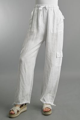 VG White Cargo Pant