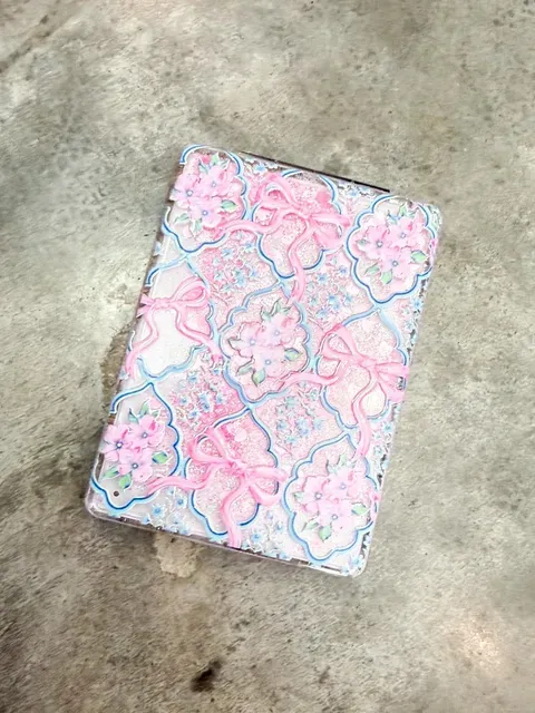 VG Cosmetic Mirror-Blue/Pink Bow