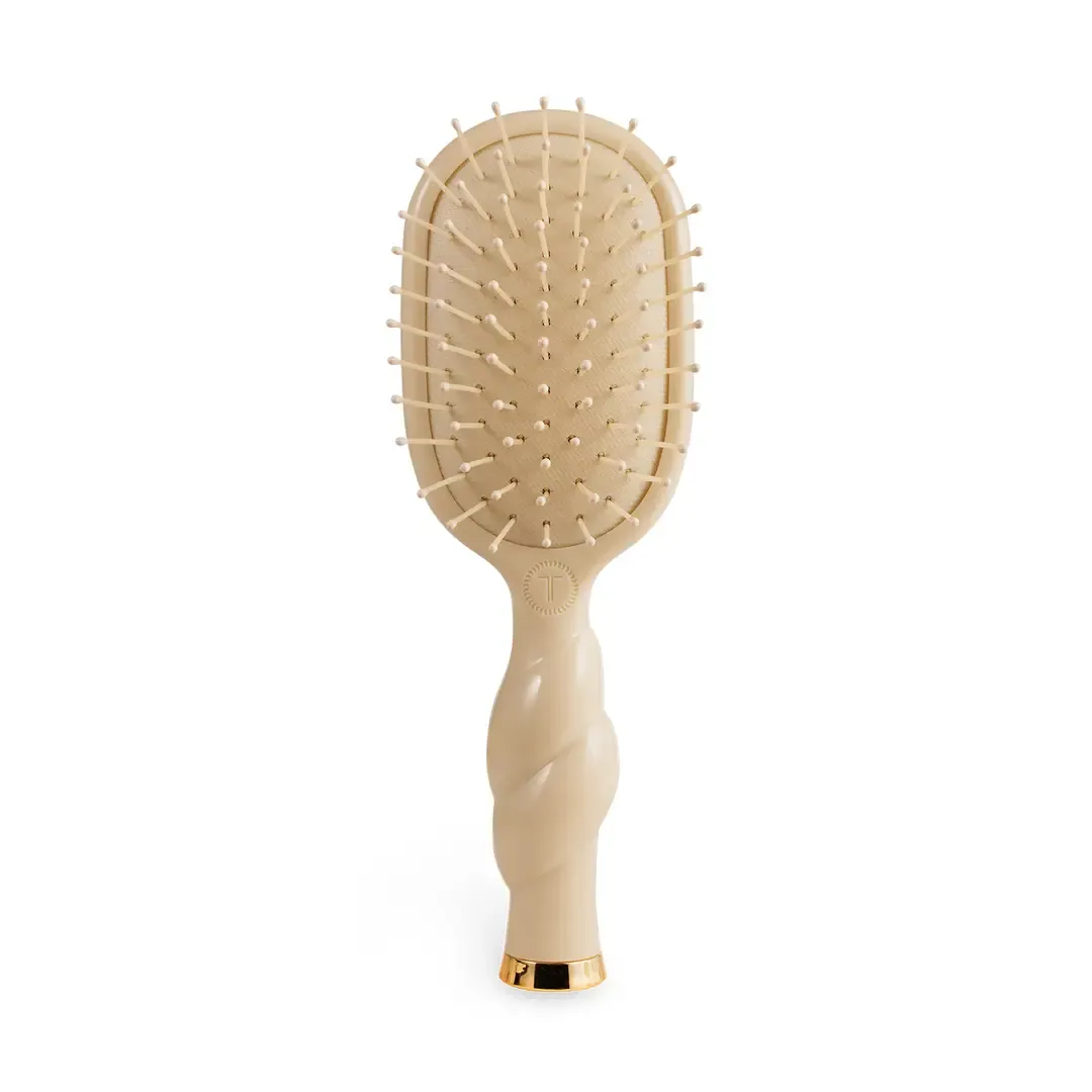 Mini Detangler Brush for Medium Hair-Tan