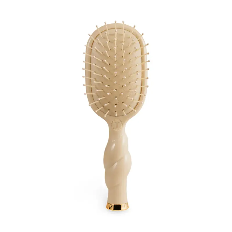 Mini Detangler Brush for Medium Hair-Tan