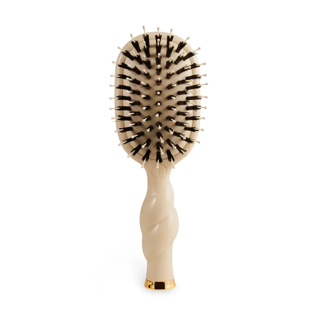Mini Boar Brush-Tan