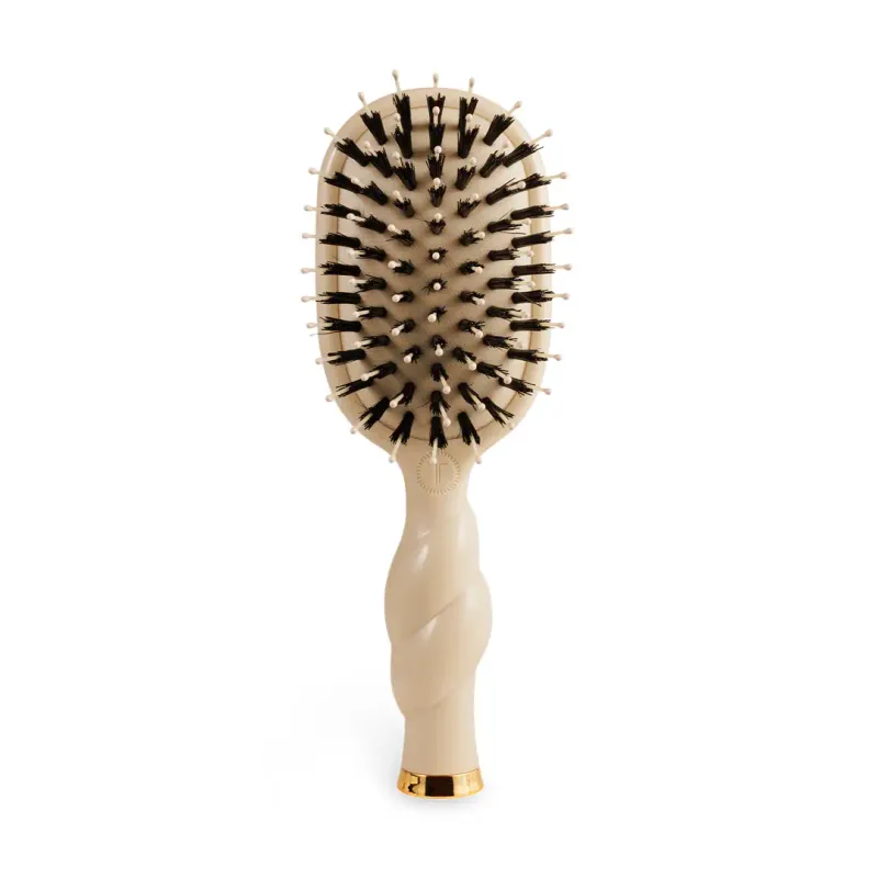 Mini Boar Brush-Tan