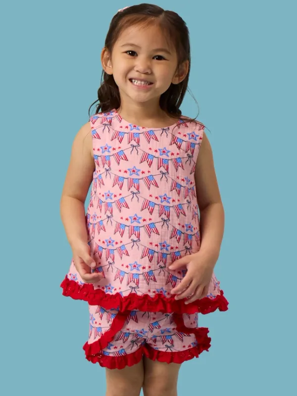 American Sweetheart Swing Short Set