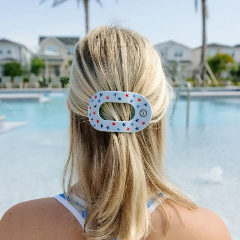 United We Sparkle Med Flat Round Clip