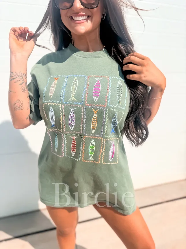 Colorful Sardines Tee