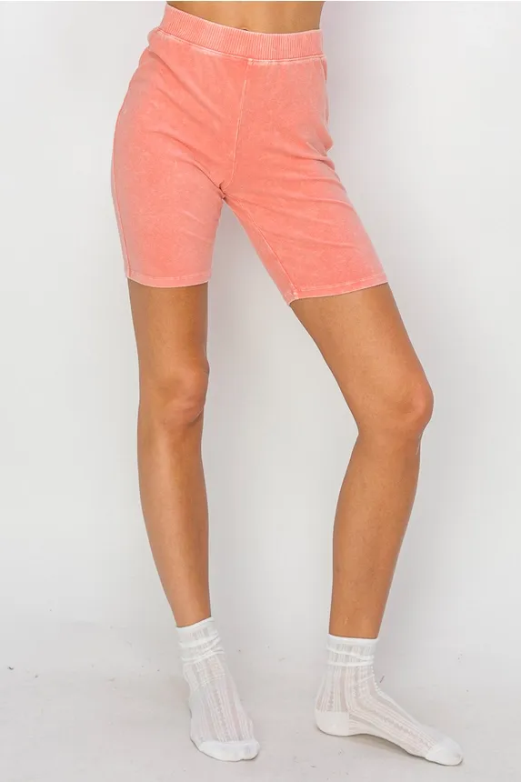 Peachy Keen Biker Shorts