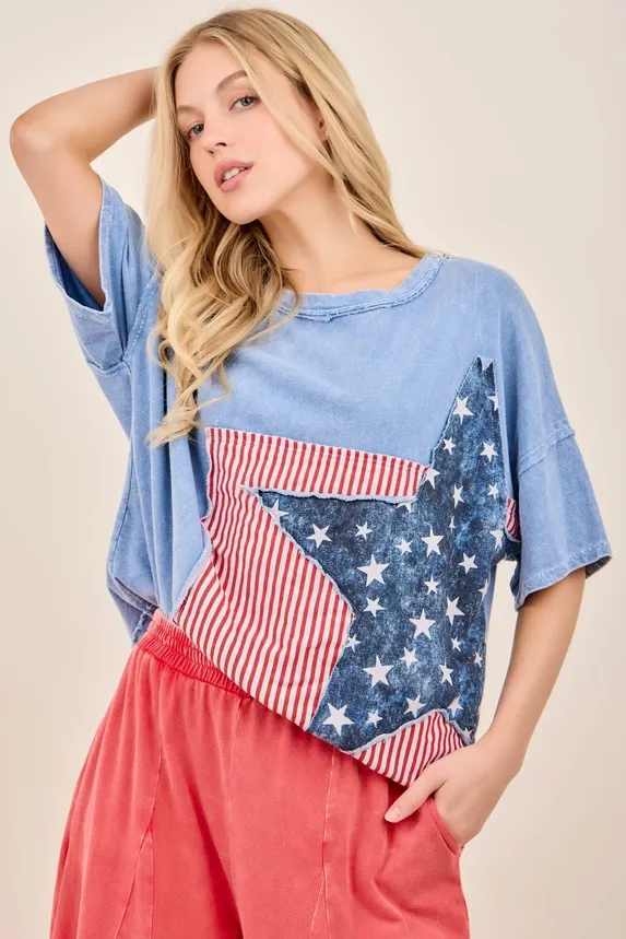 USA Summer Star Top