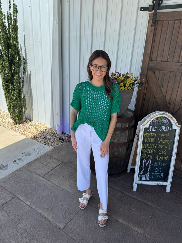 RM Costal Corchet Top - Green