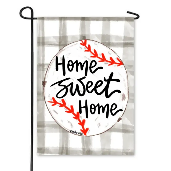 VG Home Sweet Home Baseball Flag