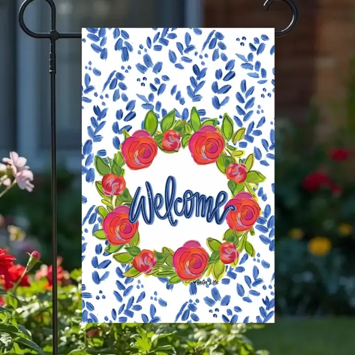 VG Rosie Welcome In Blue Flag