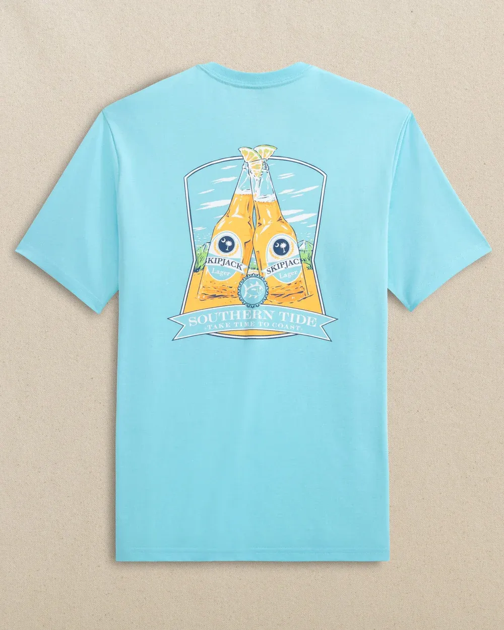 BC Beach Cheers Tee-Breeze Blue
