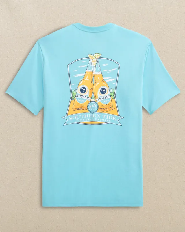 BC Beach Cheers Tee-Breeze Blue