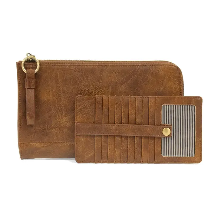 VG Karina Convertibel Wristlet &amp; Wallet-Pecan