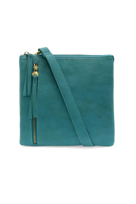 VG Dawn Multi Pocket Compact Crossbody Bag-Teal