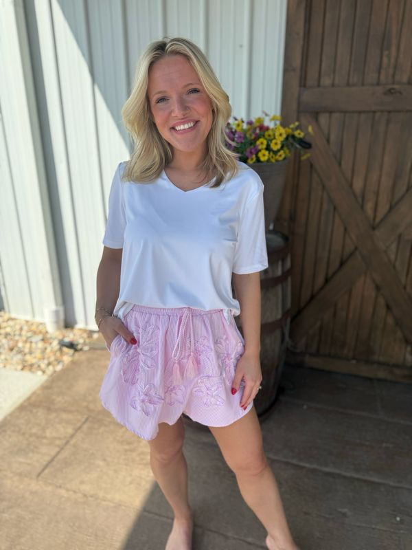Pink Champagne Skort