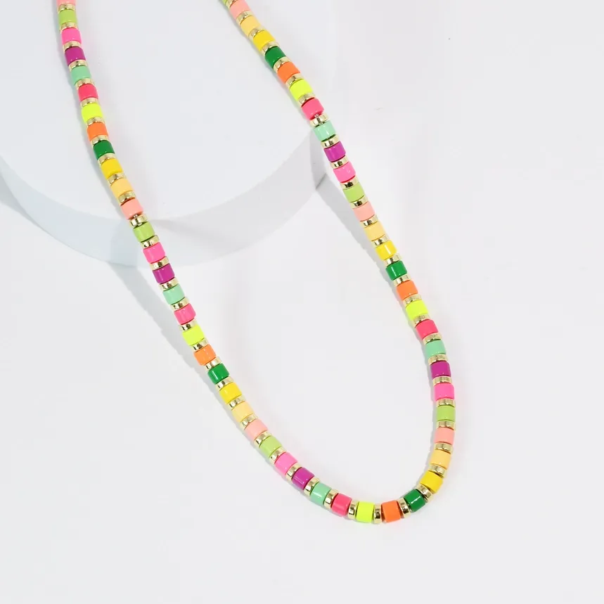 Bright Tile Necklace