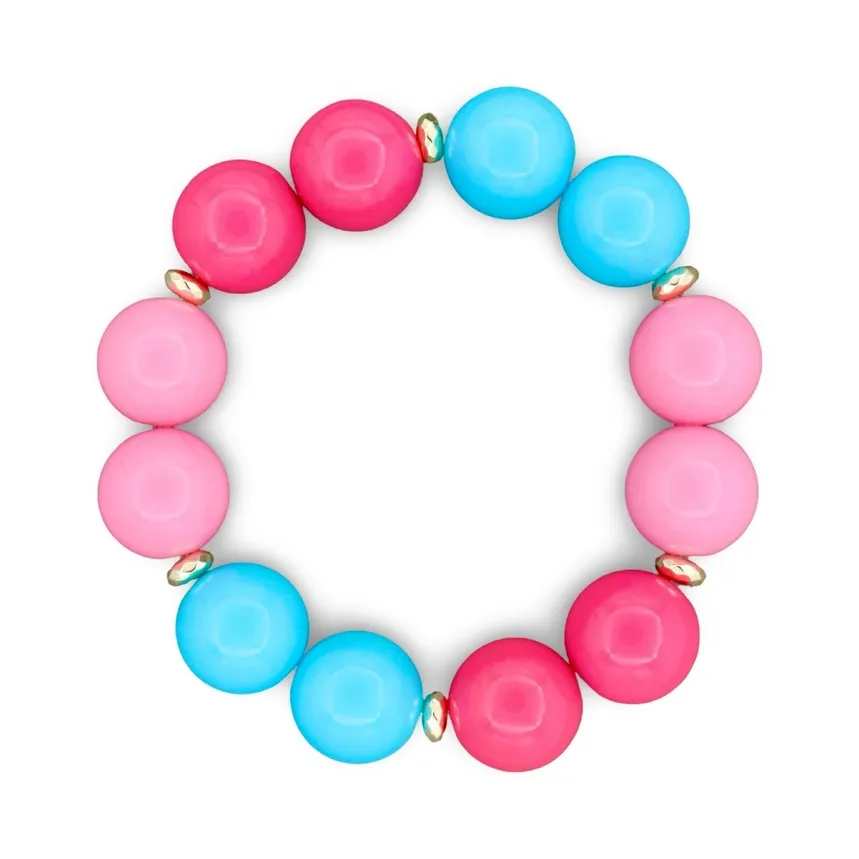 Fun Cabana Bracelet-Blue/Pink