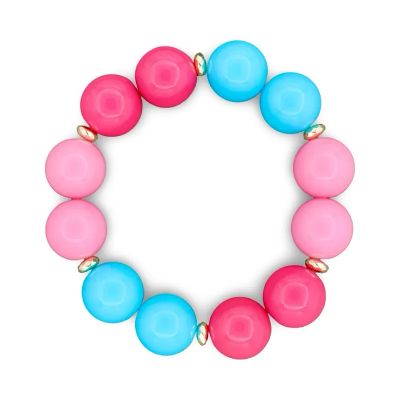 Fun Cabana Bracelet-Blue/Pink