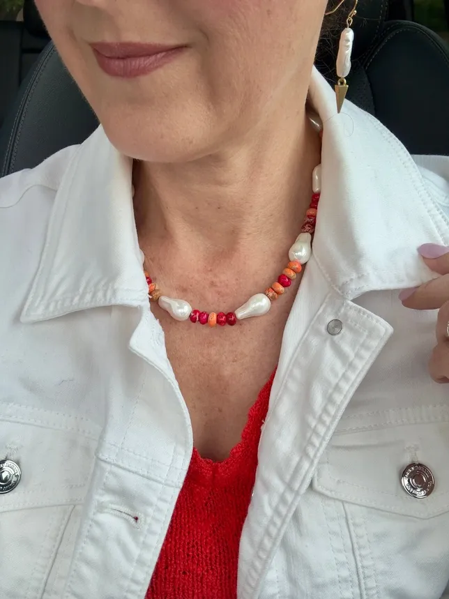 Delilah Necklace-Sunset