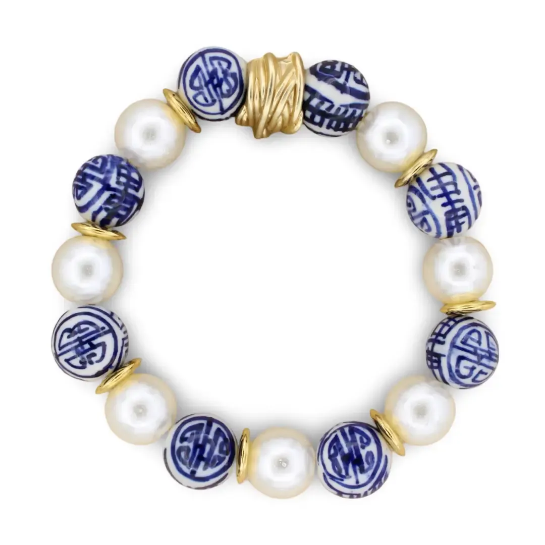 Magnolia Bracelet-Blue