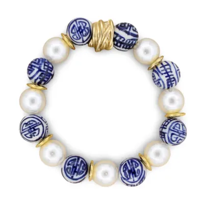 Magnolia Bracelet-Blue