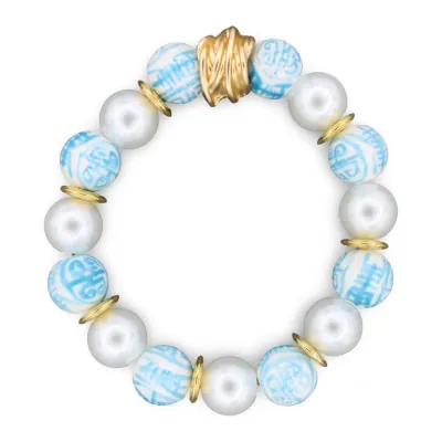 Magnolia Bracelet-Pale Blue