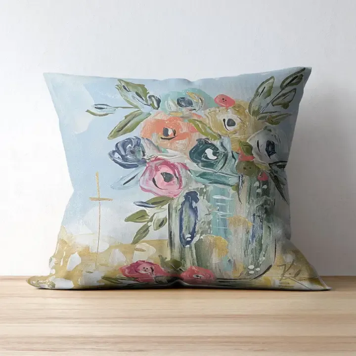 VG Beautiful Day Floral Pillow