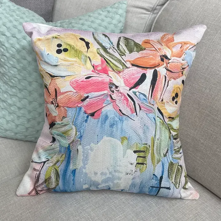 VG Hollys Flowers Pillow