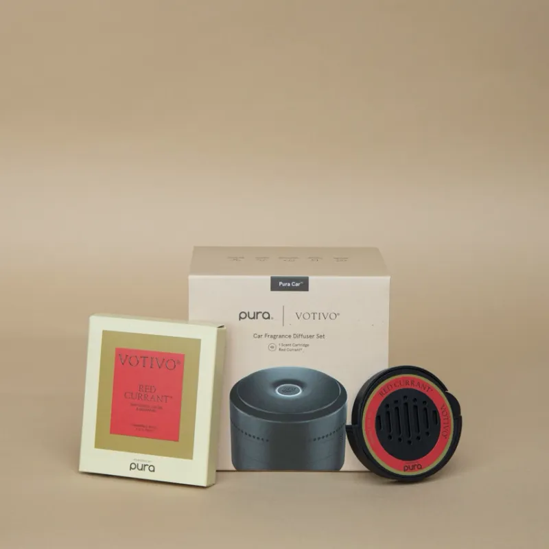 Votivo + Pura Car Diffuser Set