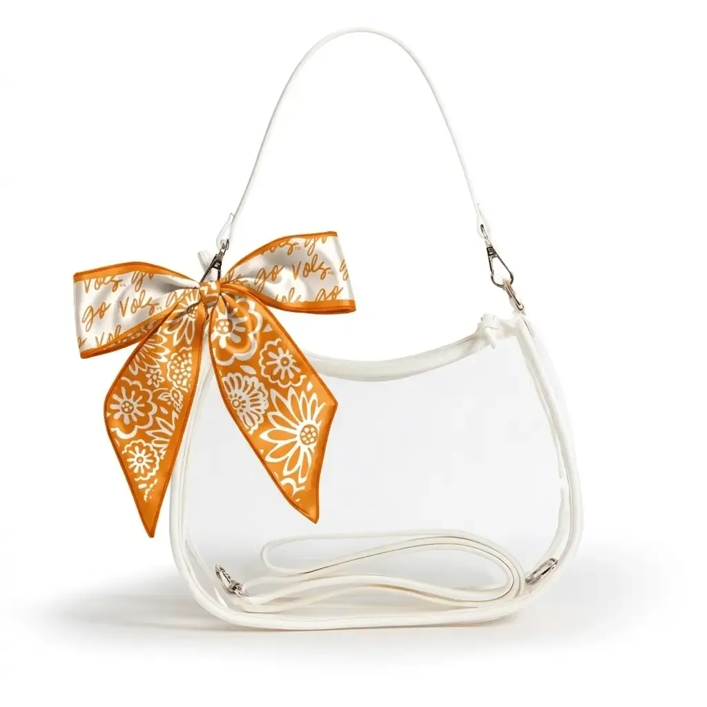 Sara Purse w Skinny Scarf-TN