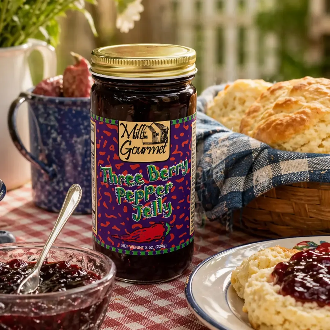Three Berry Pepper Jelly