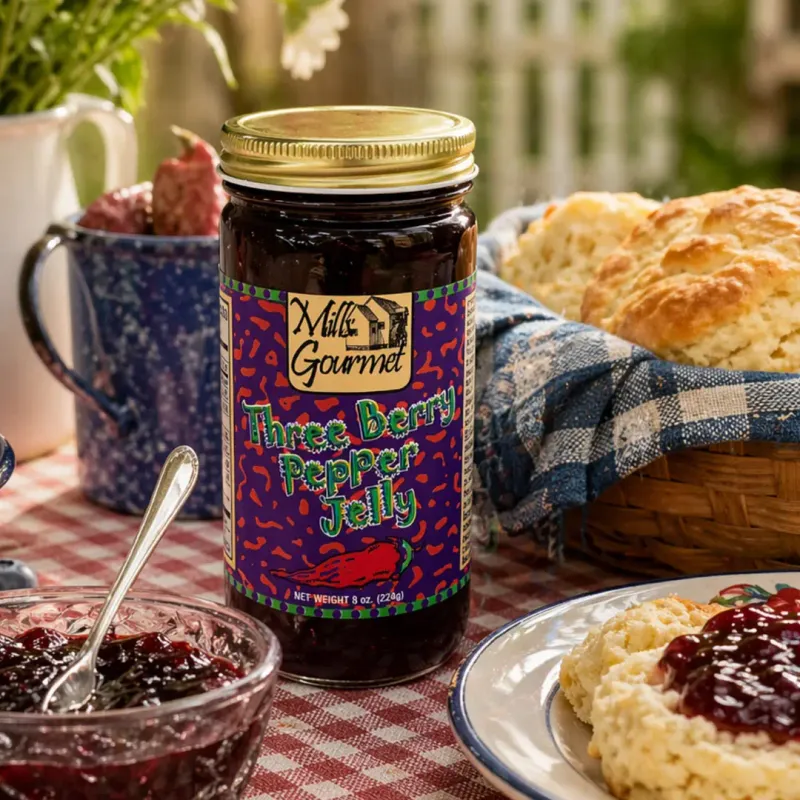 Three Berry Pepper Jelly