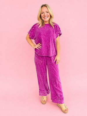 Wildberry Washed Pants