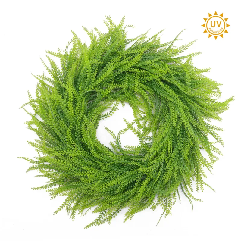 VG Bead Grass Wreath 24" UV Rated