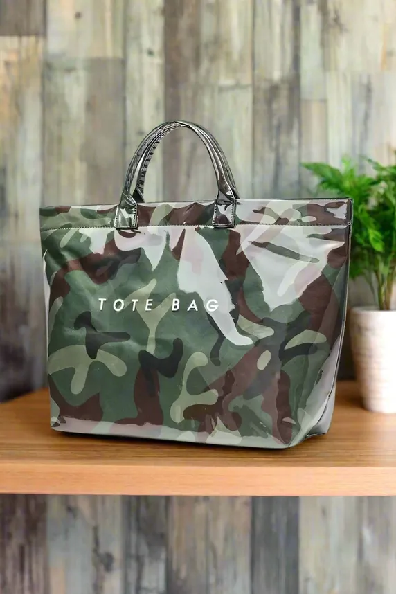 VG Camo Print TOTE BAG