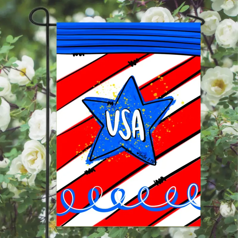 VG USA Garden Flag
