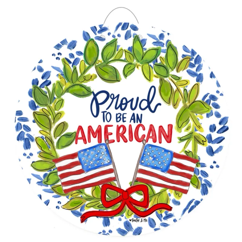 VG Proud to Be an American Door Hanger