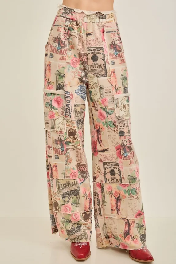 Rodeo Postcard Pants