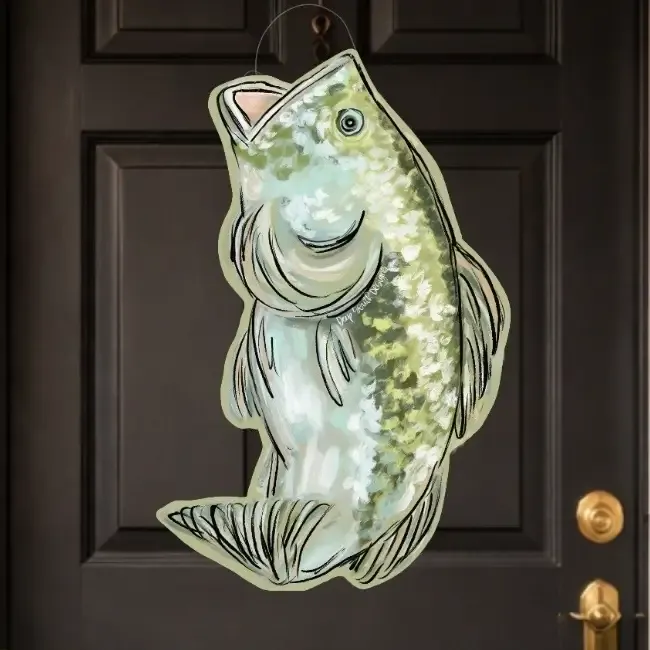 VG Bass Fish Door Hanger