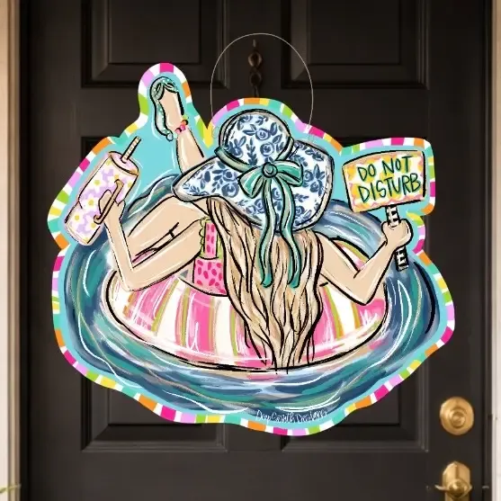 VG Lazy River Door Hanger