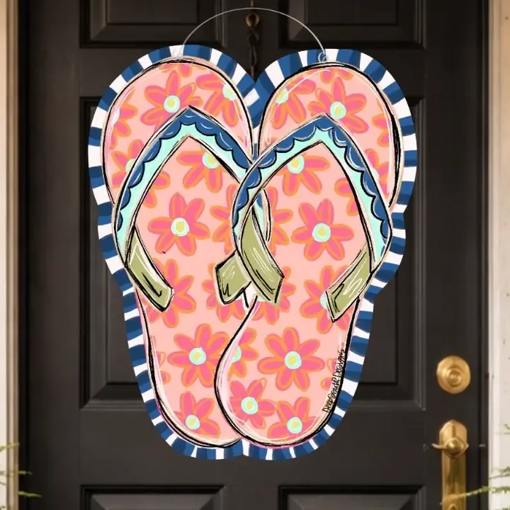 VG Summer Flip Flops Door Hanger