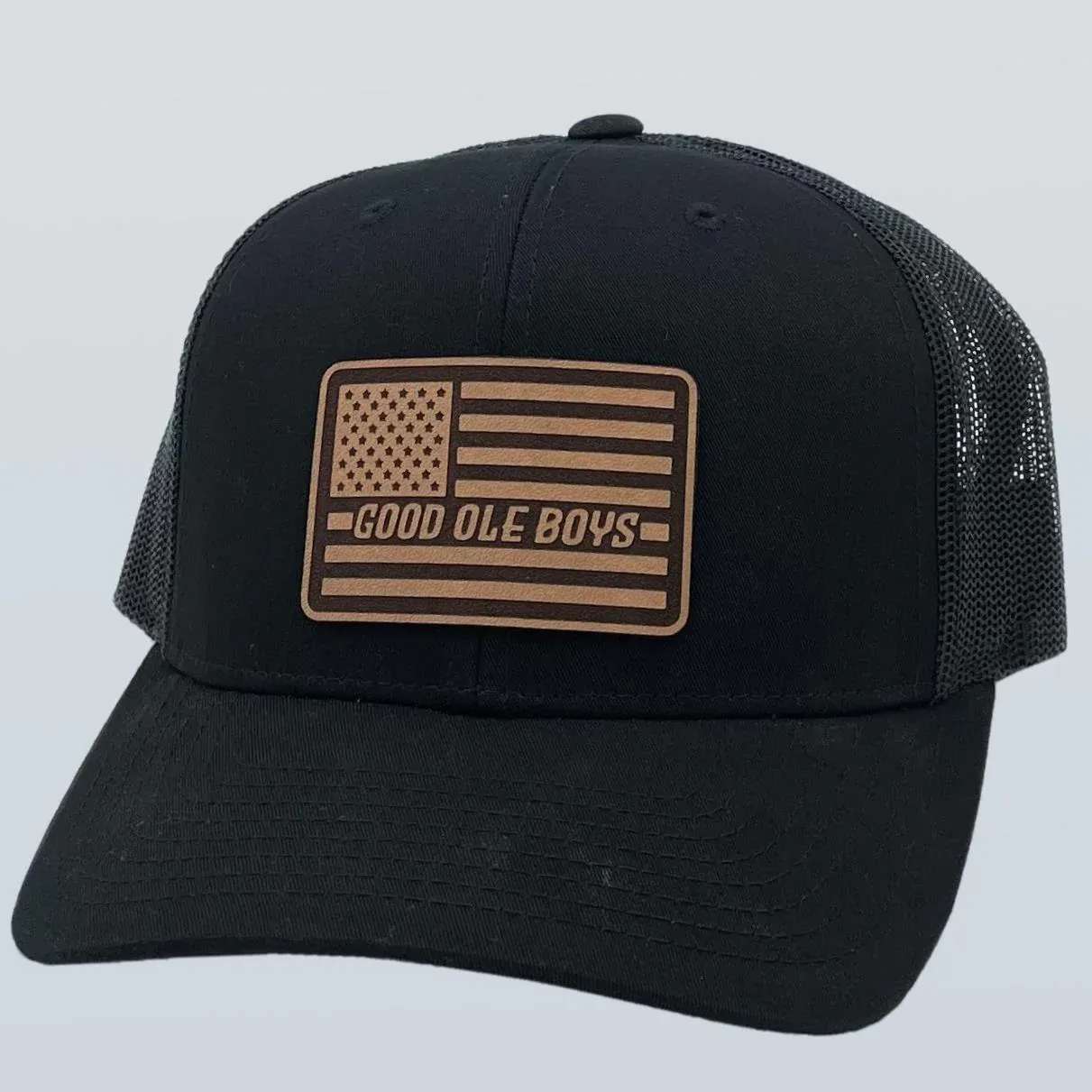 Good Ole Boys Black Flag Patch Hat