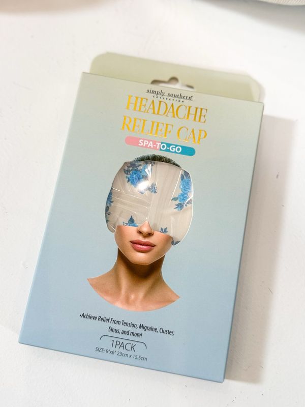 VG Headache Relief Cap-Blue Floral