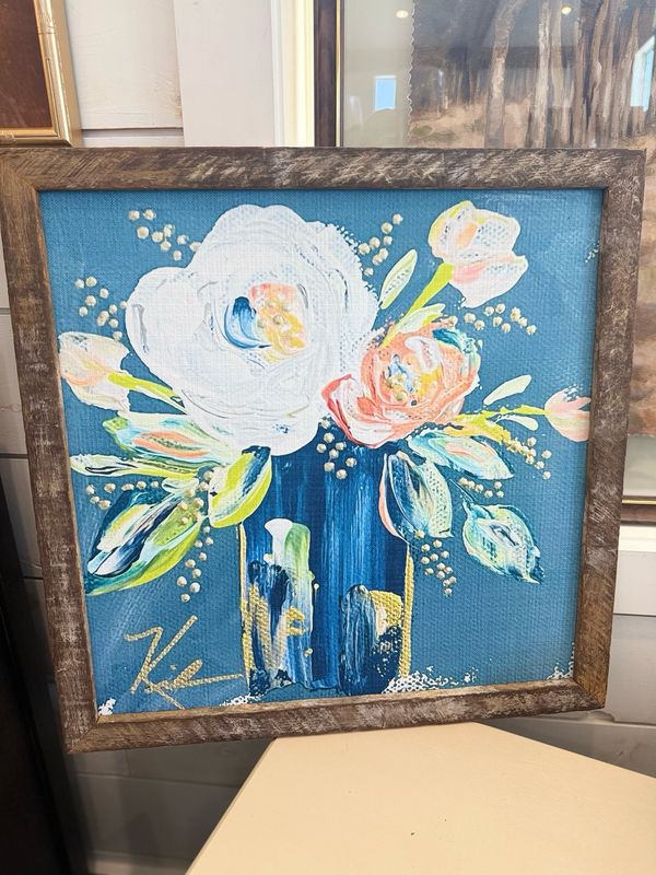 VG GA Floral 88 Framed Art 24x24
